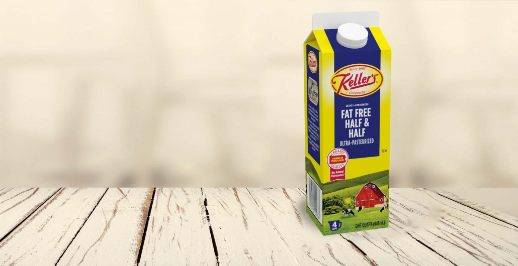 Keller's Creamery Fat Free Half & Half Keller's Creamery